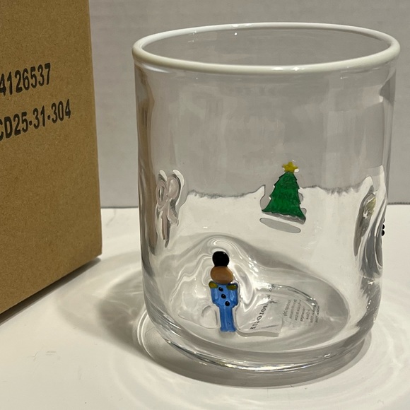 Anthropologie The Festive Icon Juice Glass Christmas Holiday Nutcracker - Picture 10 of 16